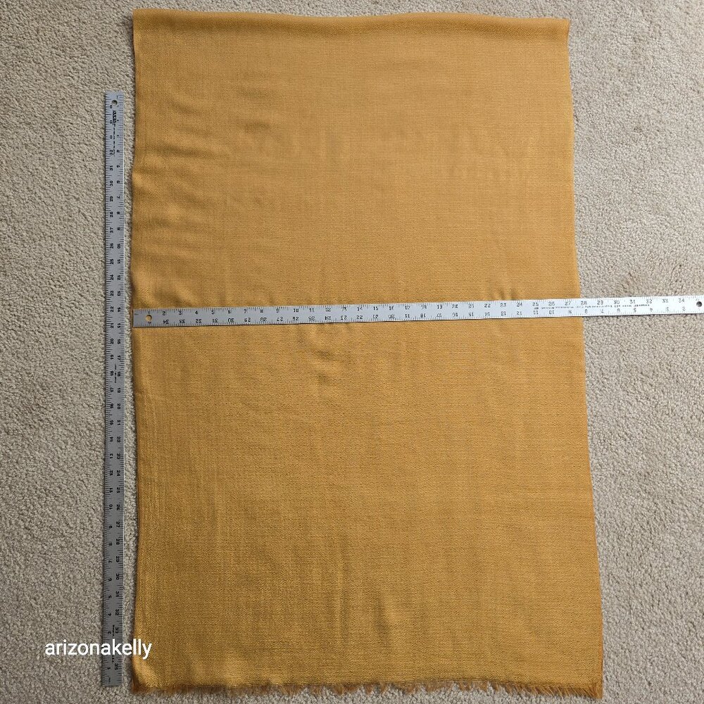 NWOT Cashmere Lightweight Scarf Golden Yellow